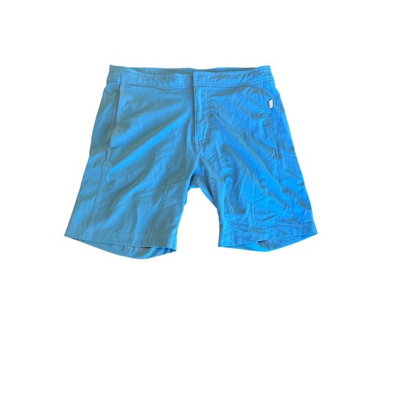 Onia Mens Blue Swim Trunks Size 31 With Mesh Lining & Back Pocket - Picture 1 of 4